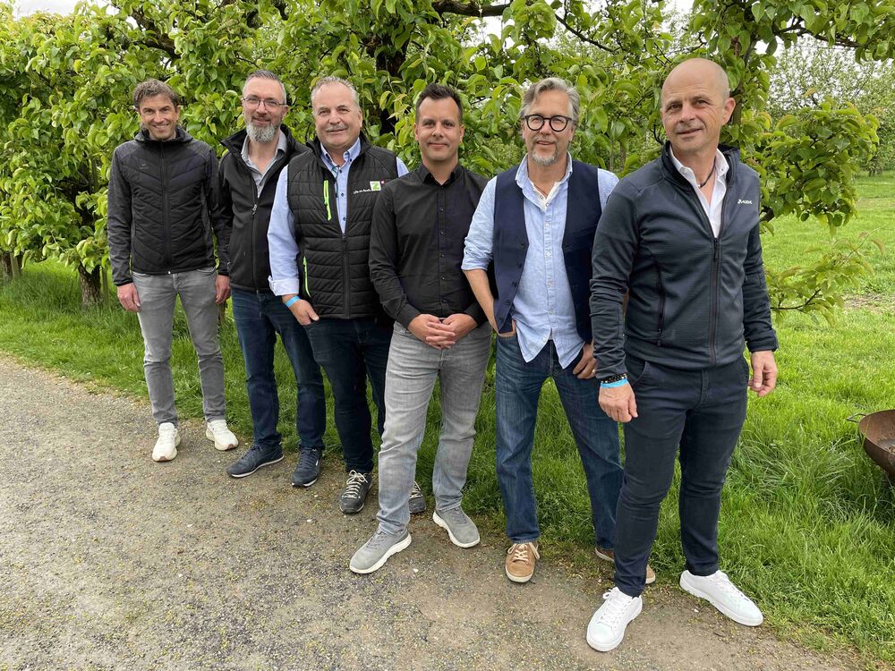 Vorstand 2026 der SFG, von links: Stefan Hinter (Technische Kommission), Heinz Sigrist (Kassier), Christoph Harlacher (Stv. Präsident, Öffentlichkeitsarbeit), Oliver Jelting (neu gewählt), Erich Steiner (Geschäftsführer) und Renato Burgermeister (Präsident).